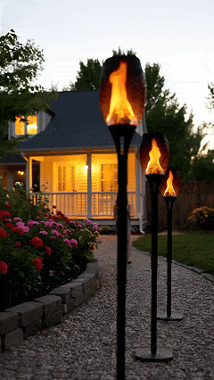 Solar Torch Lights