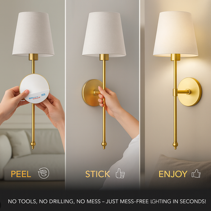 WIRELESS WALL SCONCES (SET OF 2)