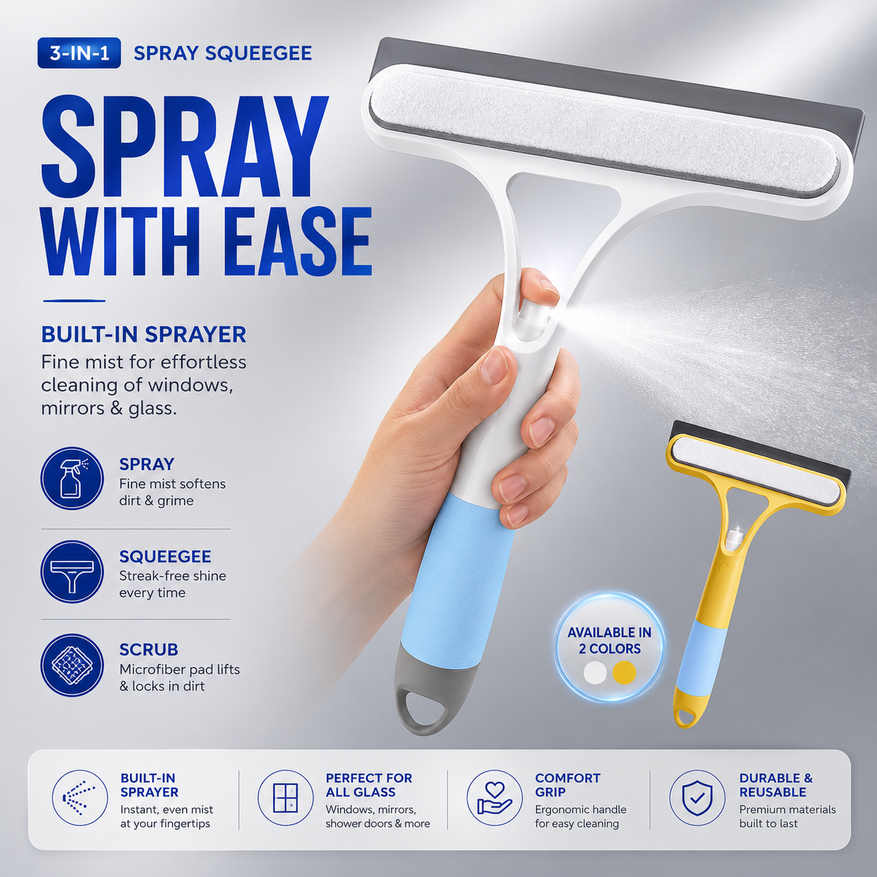 ShineSwipe - 3in1 Squeegee