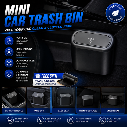 Car Trash Bin