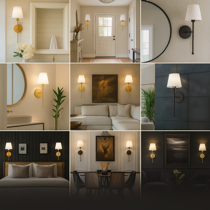 WIRELESS WALL SCONCES (SET OF 2)