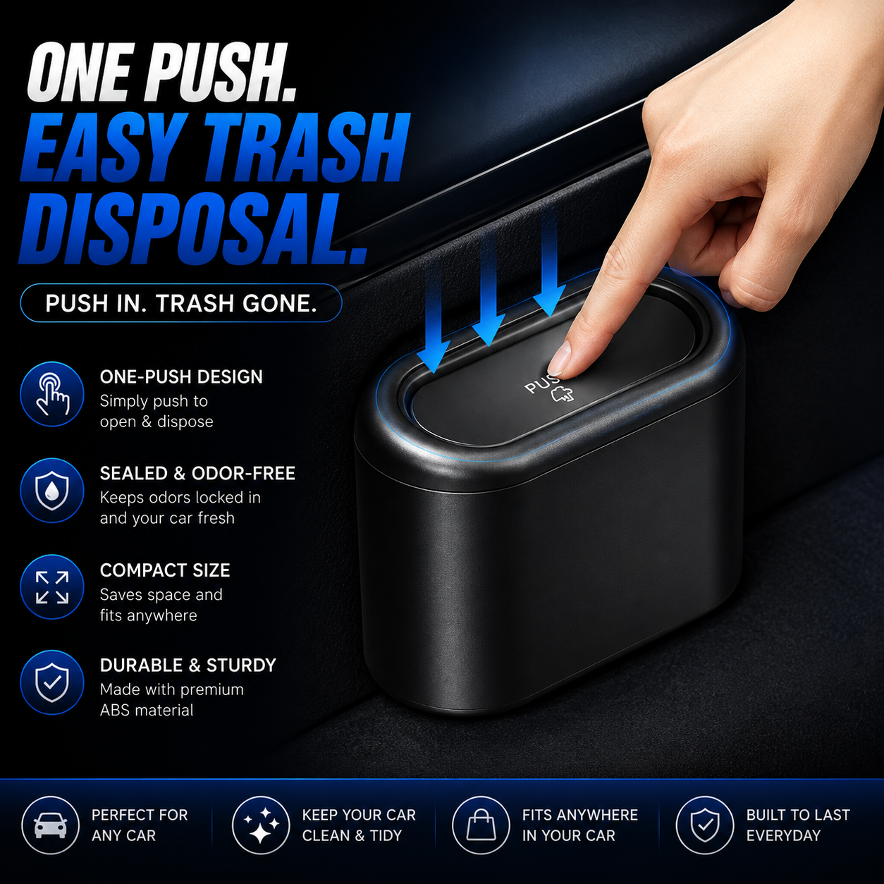 Car Trash Bin