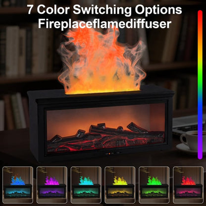 GlowHaven™ - Hologramic Fireplace Aroma Diffuser