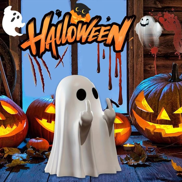 Halloween Ghost Statue