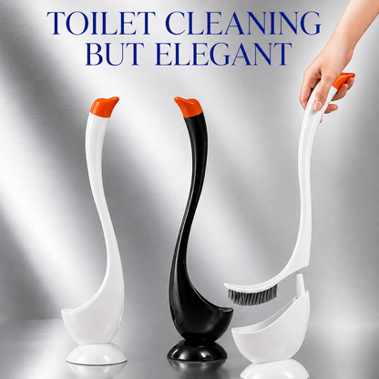 Modern Swan Toilet Brush