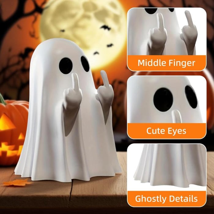 Halloween Ghost Statue