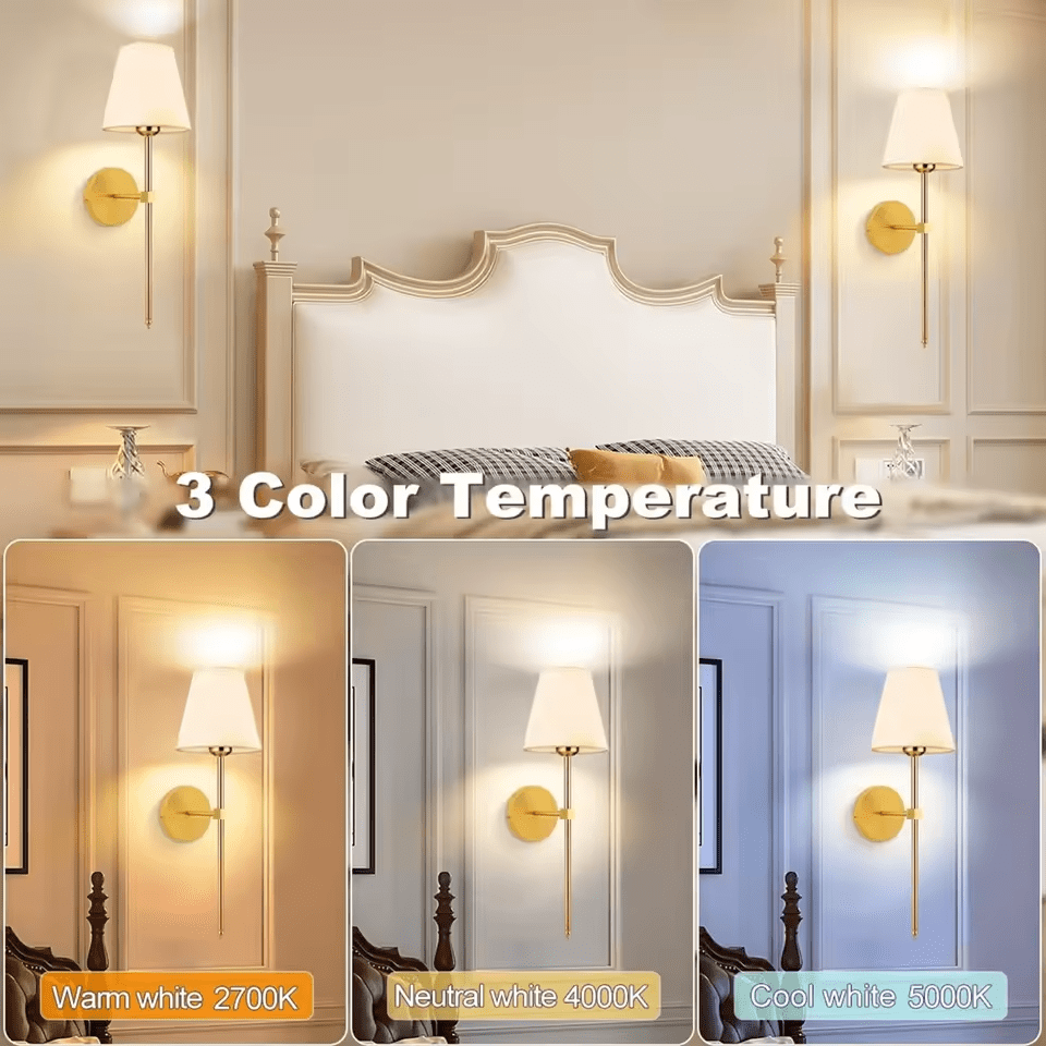 WIRELESS WALL SCONCES (SET OF 2)