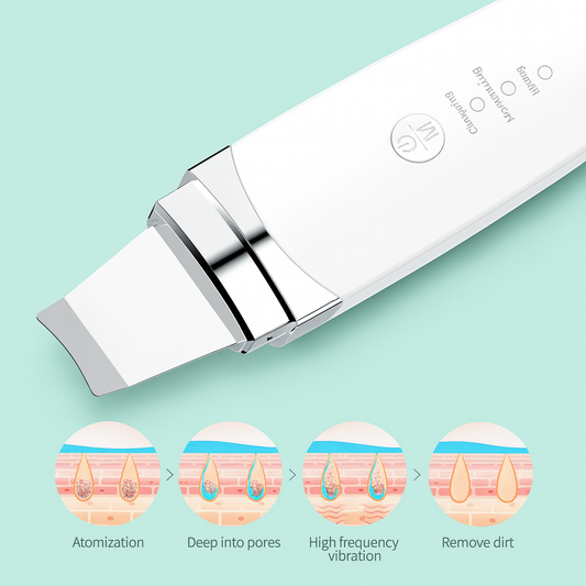 Ultrasonic Skin Scrubber + Face Scrubber (Free Gift)