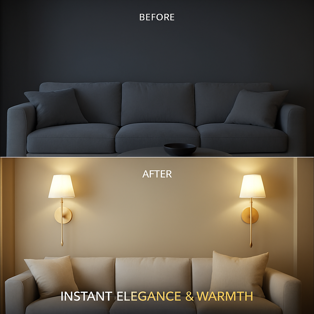 WIRELESS WALL SCONCES (SET OF 2)