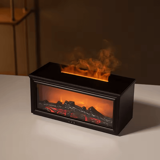 GlowHaven™ - Hologramic Fireplace Aroma Diffuser